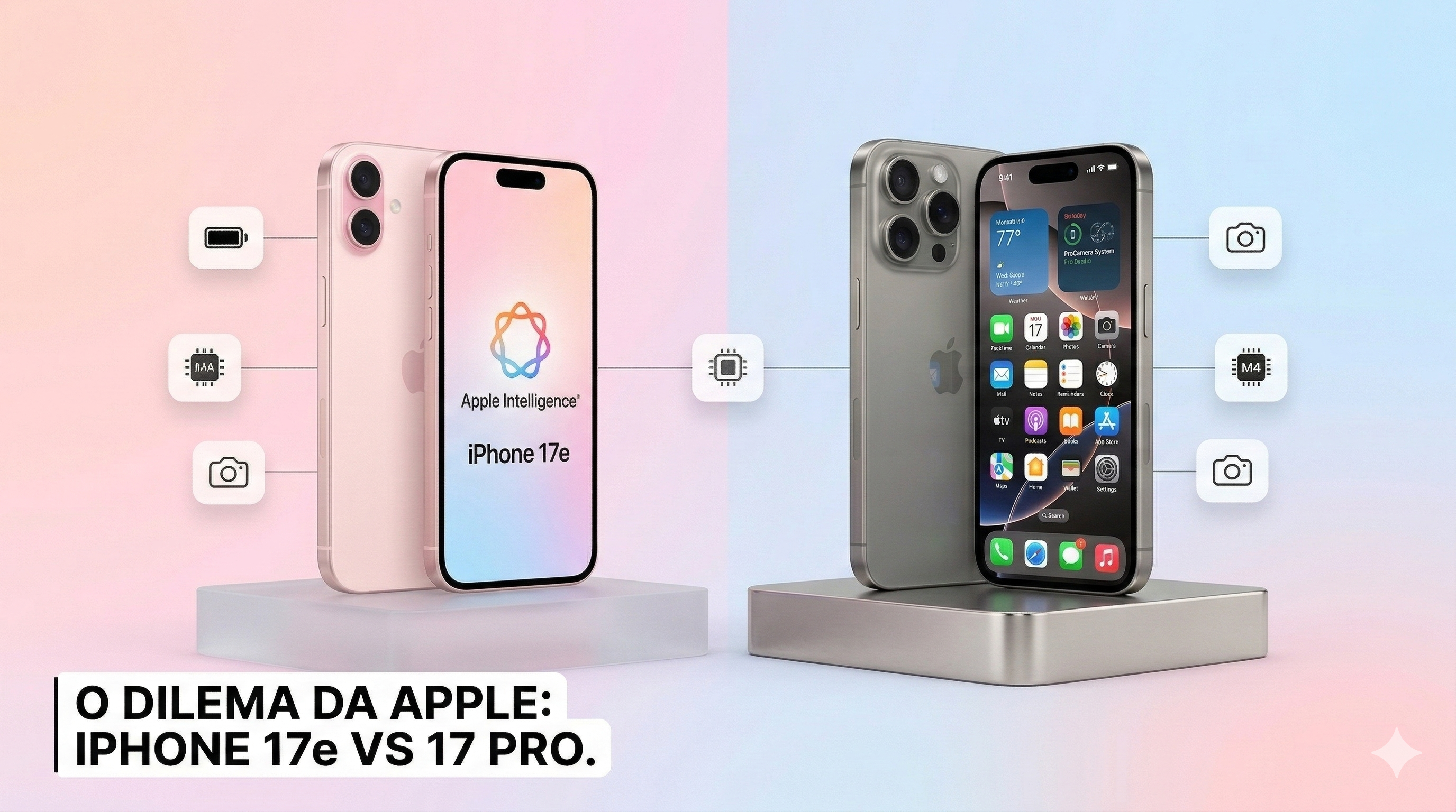 iPhone 17e vs iPhone 17 Pro: Qual vale o seu investimento em 2026?