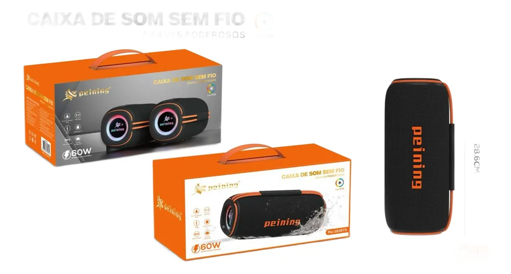 CAIXA DE SOM PEINING 285BT 60W